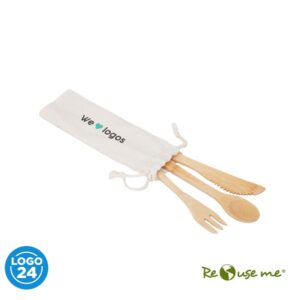 set cutlery bamboo